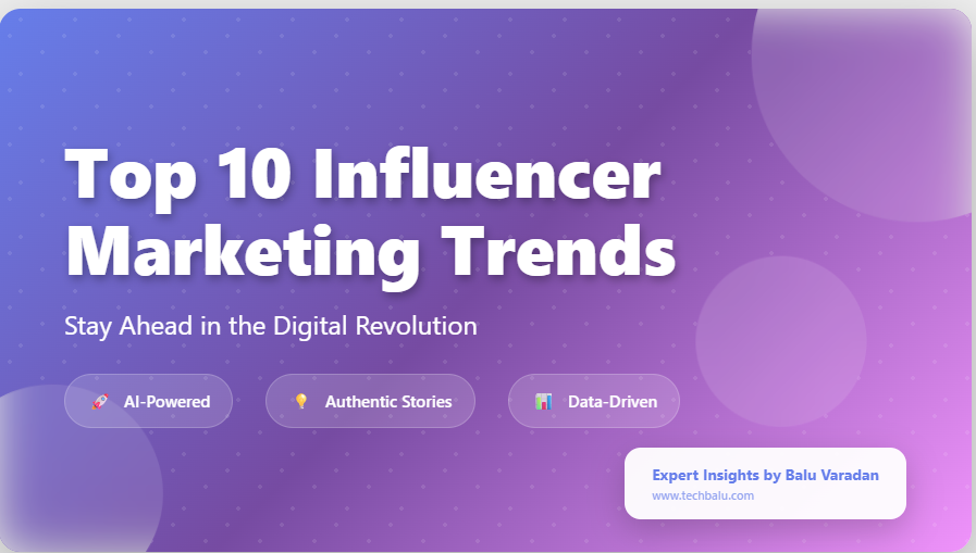 Top 10 Influencer Marketing Trends to Watch